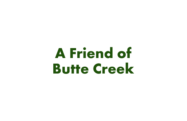 A Friend of Butte Creek logo