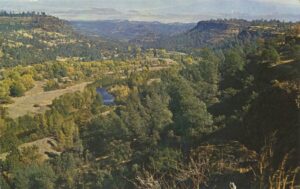 Butte Creek Canyon, looking upstream from Skyway